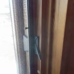 ローエンサッシのロック部材メンテナンス