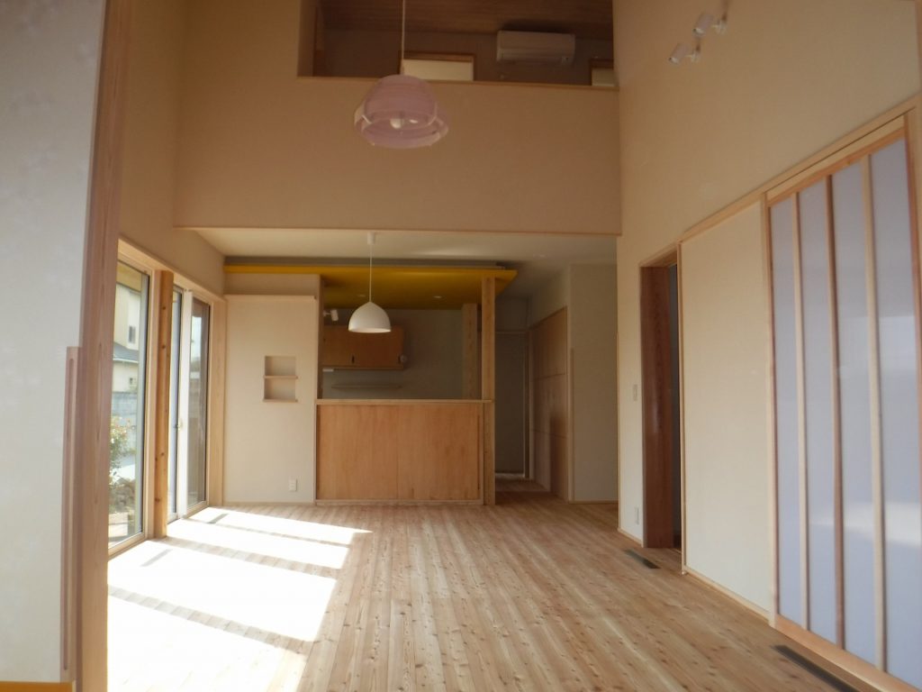箱田　群馬県富岡市薪ストーブや自然素材を使った木の家のデザイン注文住宅を建てるなら小林建設