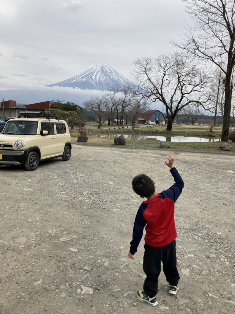富士山にバイバイ