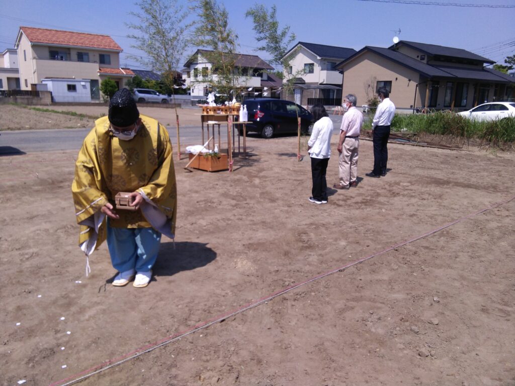 四方祓いの儀の写真です。