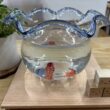 ガラスの金魚鉢