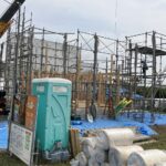 建て方作業が続きます