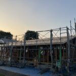 天気に恵まれた建て方作業