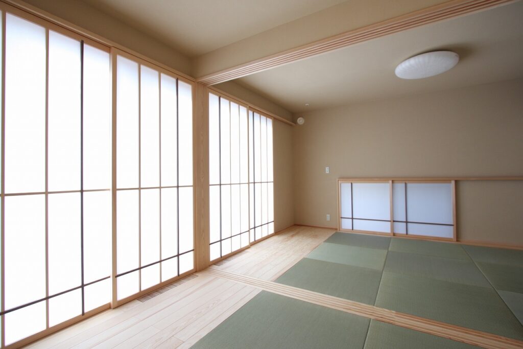 大きい障子と小さいっ障子