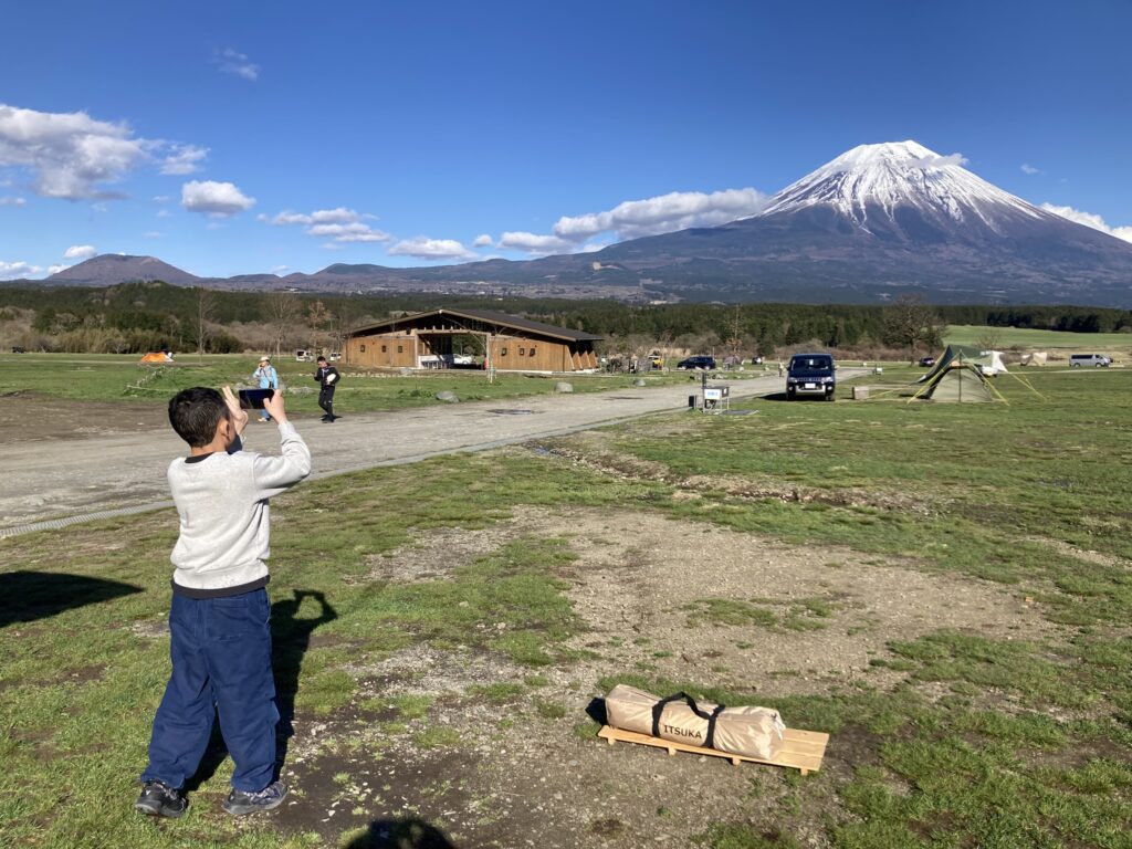 日本一富士山がキレイに見えるキャンプ場