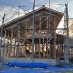 本日は建て方です