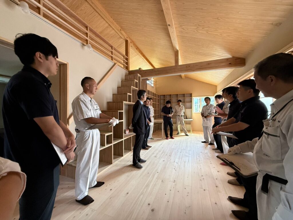 群馬県富岡市の現場勉強会の内観の様子