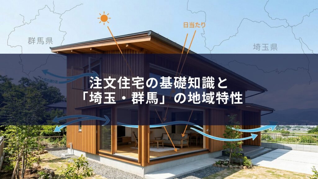 注文住宅の基礎知識と「埼玉・群馬」の地域特性