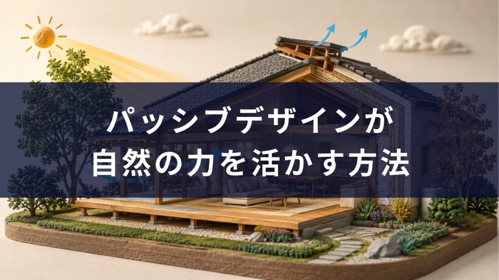 パッシブデザインが自然の力を活かす方法