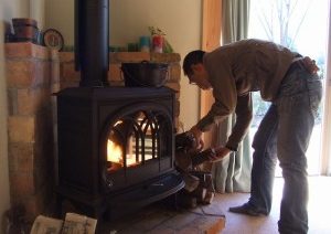 熊谷市の木の家の注文住宅の暖炉