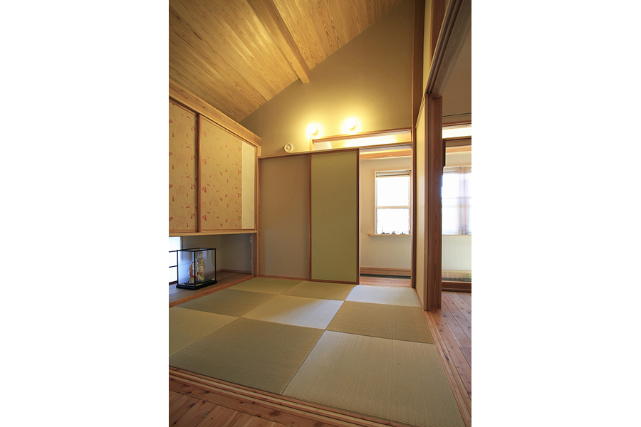 玄関から直接行くことができる和室なら埼玉県本庄市の小林建設