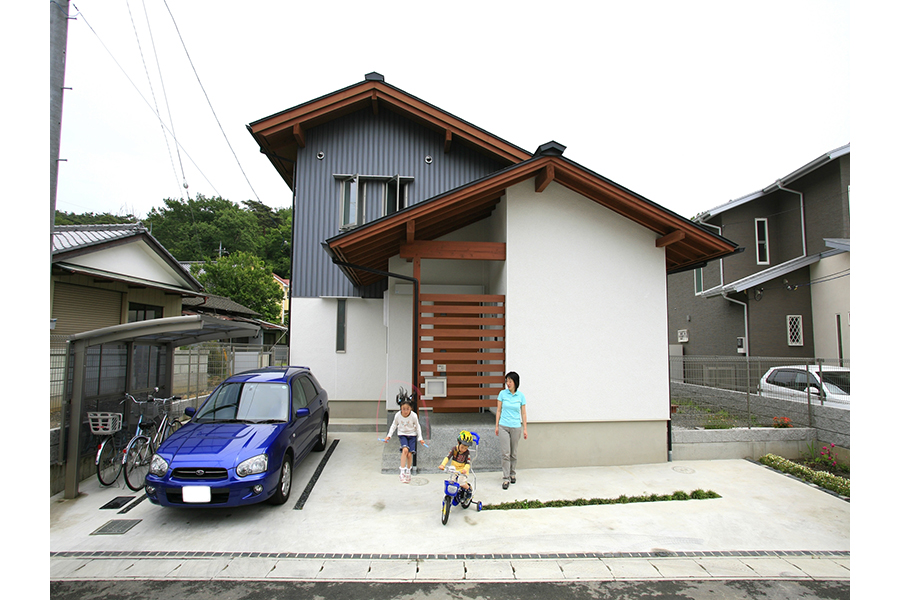 太田市の注文住宅の屋根