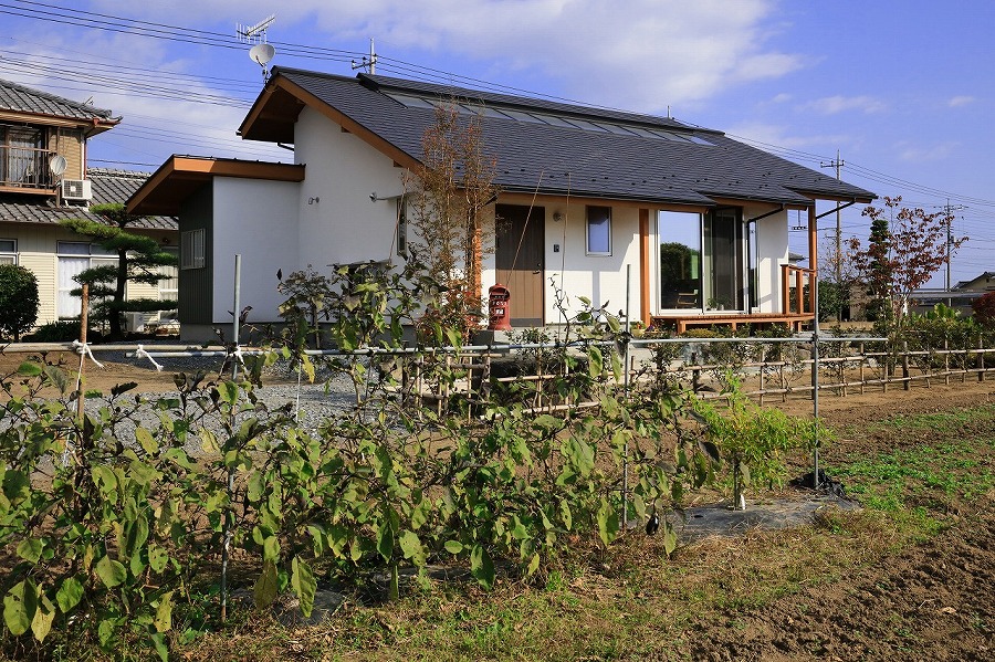 どこからみてもバランスのとれた綺麗な外観の平屋なら埼玉県本庄市の小林建設