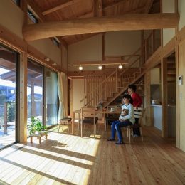 広々14畳のリビングダイニングなら埼玉県本庄市の小林建設