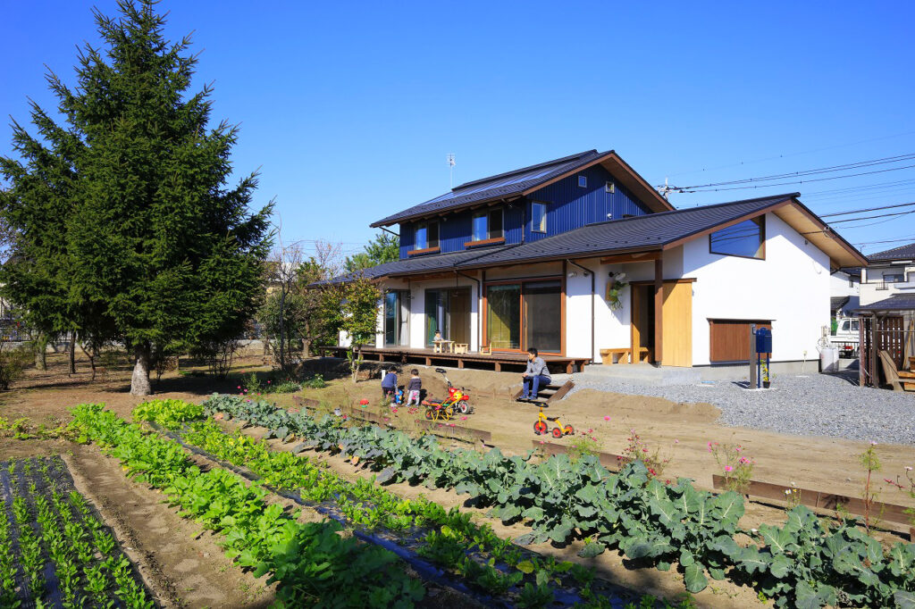 陽の栖小林建設が埼玉県羽生市に建てた新築注文住宅の外観イメージ写真