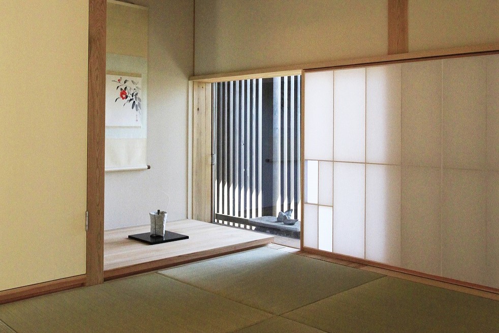 陽の栖小林建設が埼玉県秩父市に建てた新築注文住宅の完成見学会の和室イメージ写真