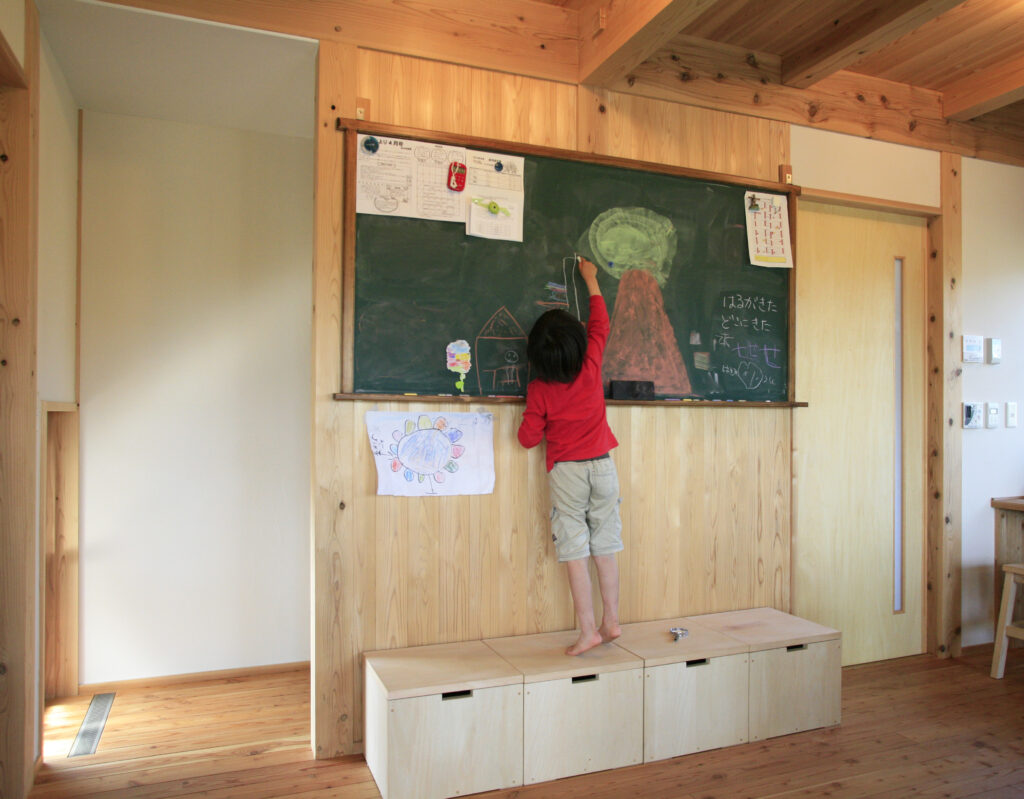 陽の栖小林建設が埼玉県寄居町に建てた新築注文住宅の完成見学会の黒板イメージ写真