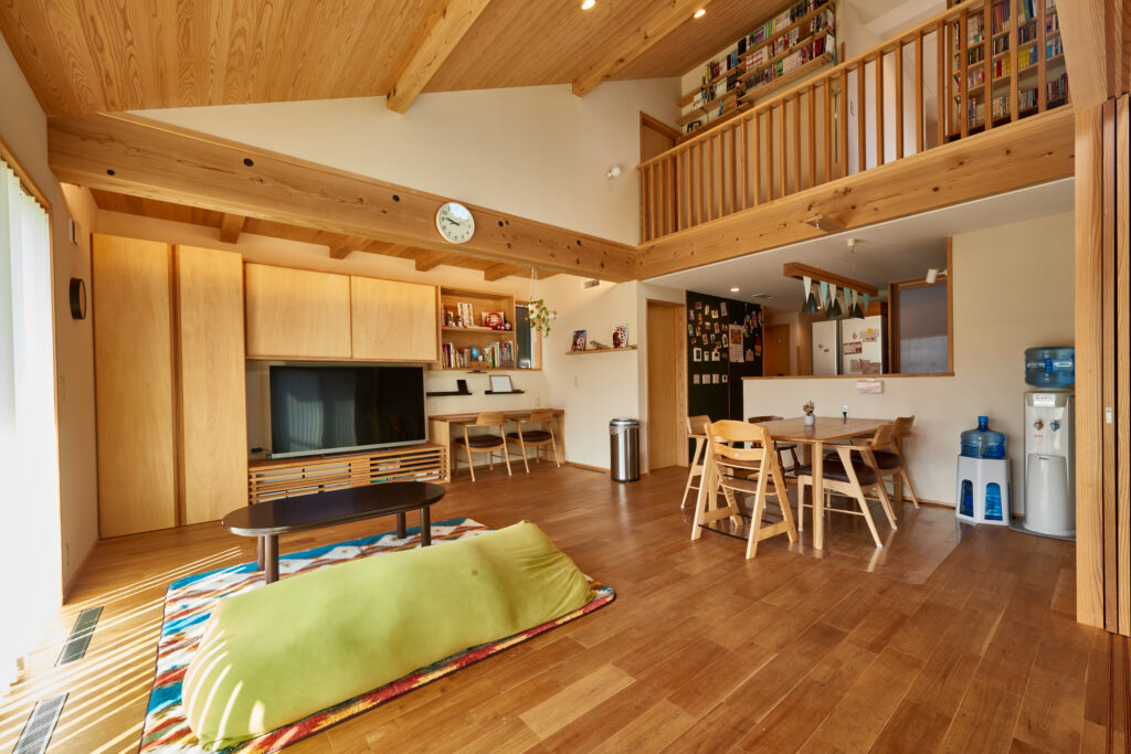 陽の栖小林建設が埼玉県深谷市に建てた新築注文住宅の完成見学会の内観イメージ写真