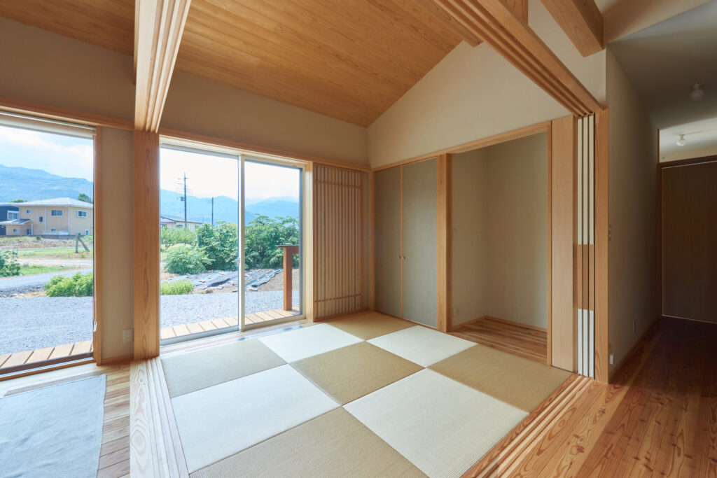陽の栖小林建設が群馬県高崎市に建てた新築注文住宅の和室イメージ写真