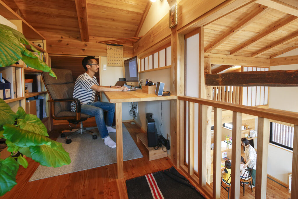 陽の栖小林建設が埼玉県深谷市に建てた新築注文住宅の完成見学会のホールイメージ写真