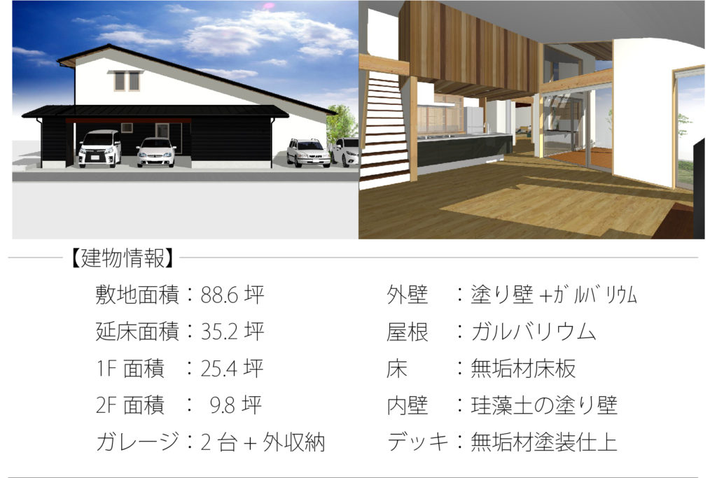 群馬県前橋市でガレージのある新築住宅を建てるなら小林建設