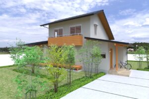 群馬県前橋市で自然素材を使った木の家を見学するなら陽の栖・小林建設｜外観