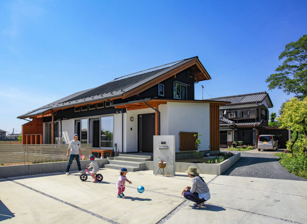 埼玉県児玉町に新築工事した陽の栖を見学できる小林建設が建てた物件のイメージ外観写真