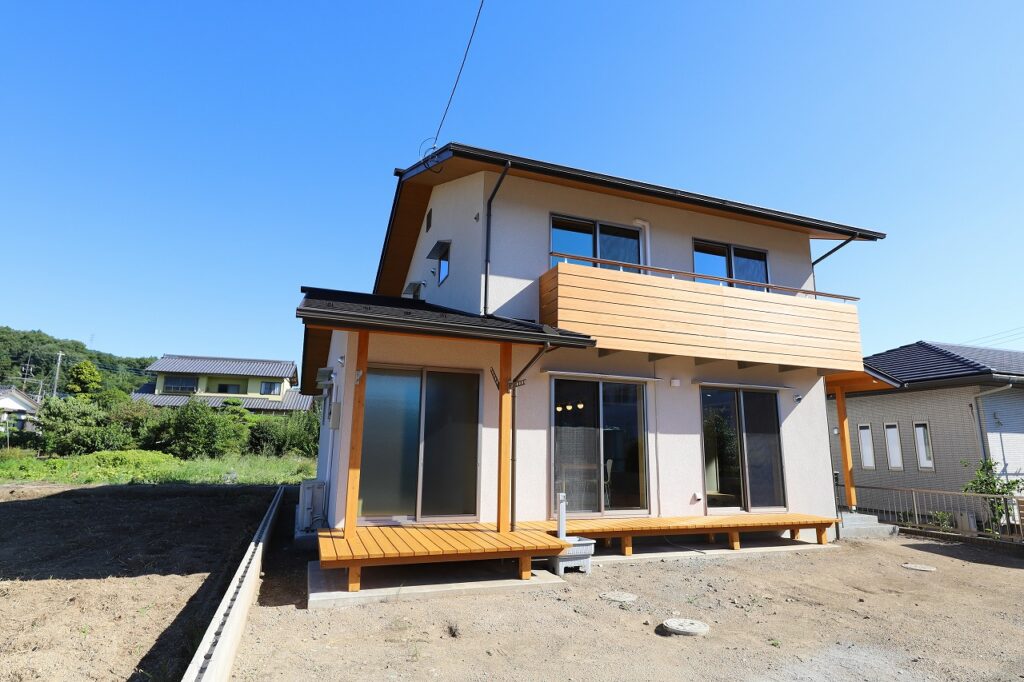 群馬県富岡市中沢に小林建設が施工した陽の栖で完成見学会を開催した新築の外観