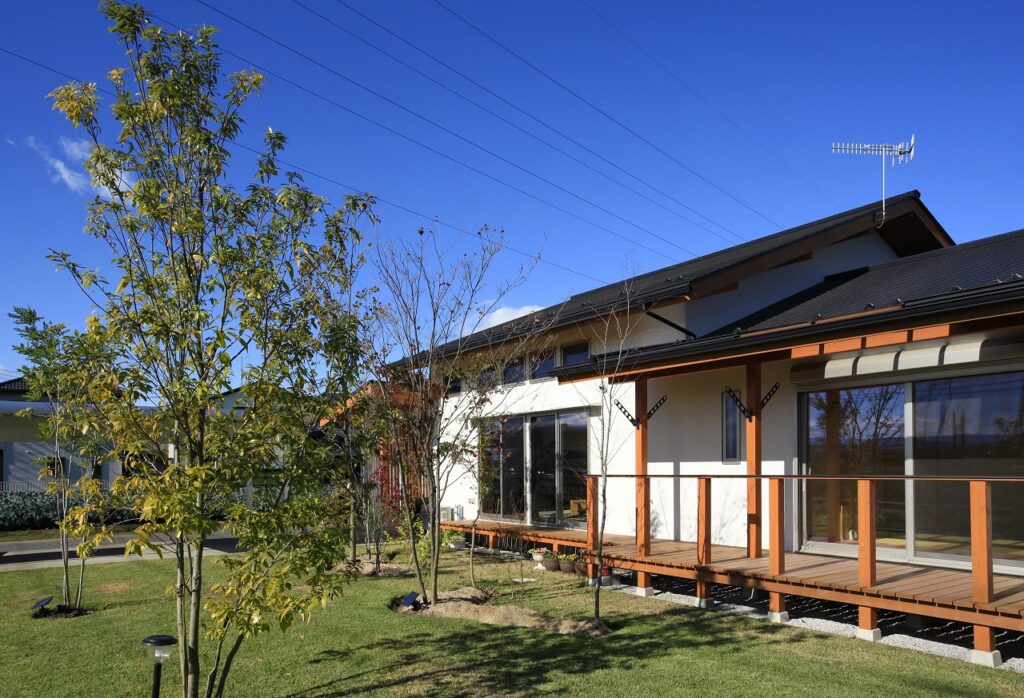埼玉で建てた床下エアコンを搭載した大屋根の注文住宅（埼玉県深谷市）