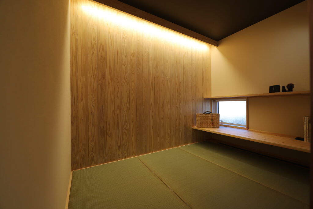 陽の栖小林建設が群馬県前橋市に建てた新築注文住宅の書斎室イメージ写真