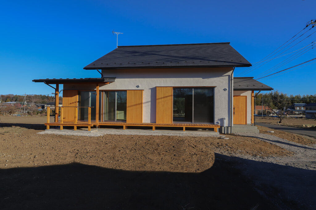 陽の栖小林建設が埼玉県滑川町に建てた新築注文住宅の完成見学会の外観写真