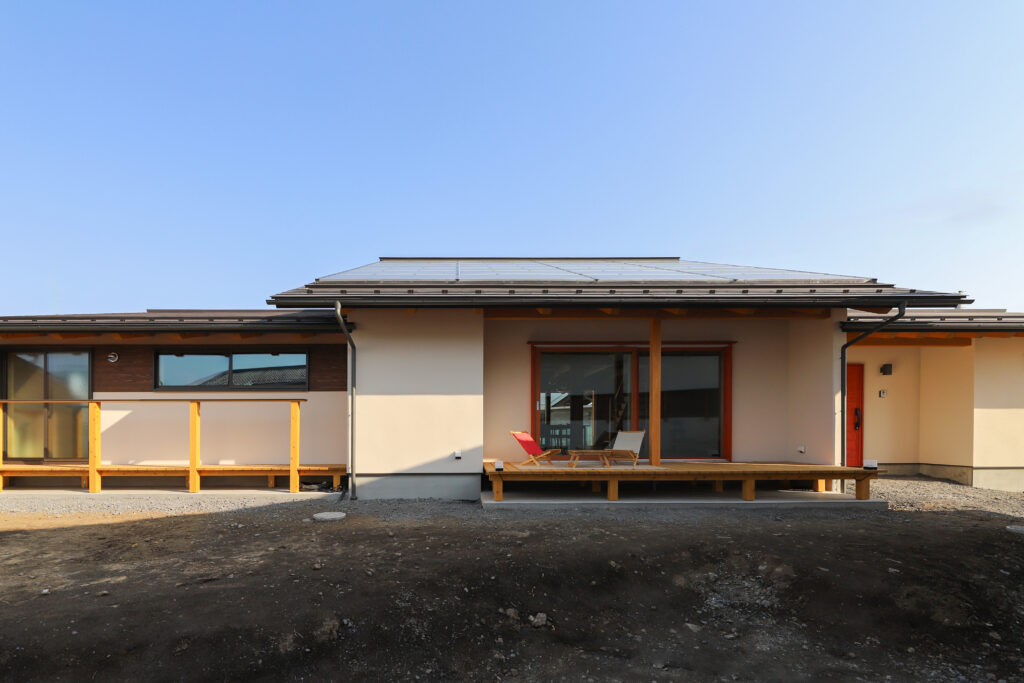 陽の栖小林建設が埼玉県本庄市児玉町に建てた新築注文住宅の完成見学会の外観写真