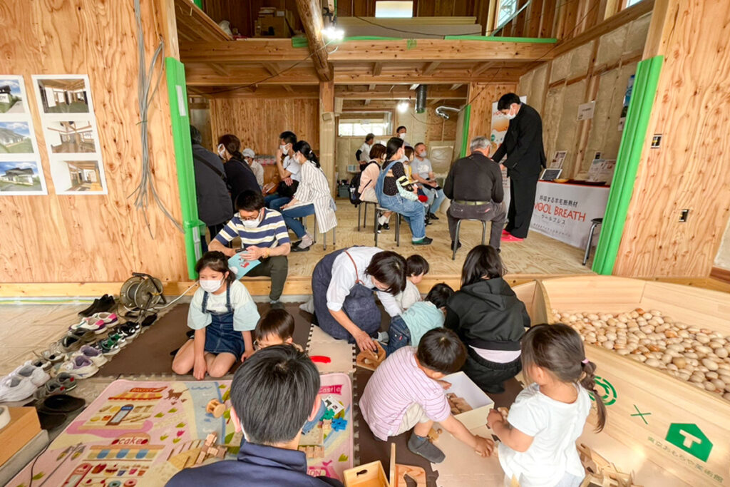 埼玉県児玉郡神川町で【工事中の家 見学会】を開催いたしました｜キッズコーナー