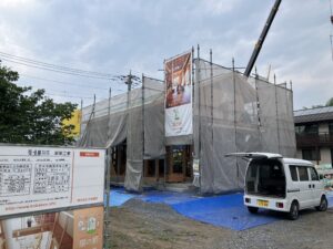 上棟しました
