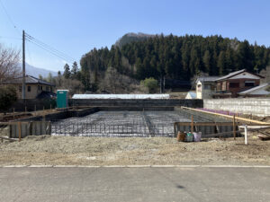 基礎配筋を行いました