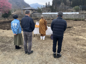 地鎮祭を行いました
