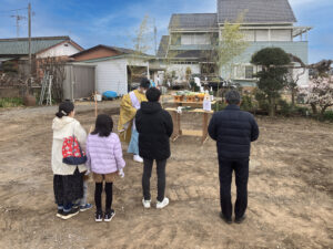 地鎮祭を行いました