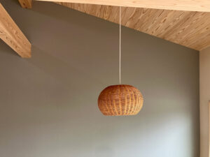 照明器具を取り付けました