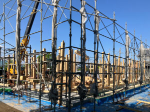 建て方作業を行いました