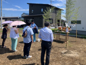 地鎮祭を行いました