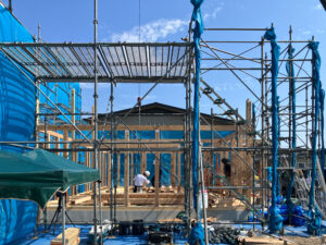 建て方を行っています