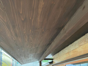 軒天の塗装を行いました