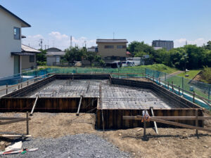 配筋が完了しました
