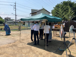 地鎮祭を行いました