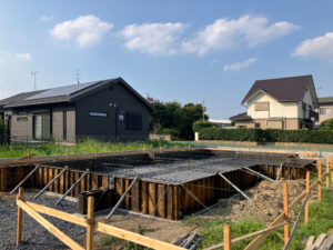 配筋が完了しました