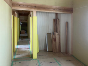 ２階造作工事を進めました