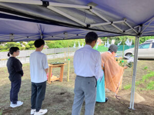 地鎮祭を行いました