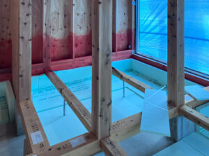 床下の断熱を施工しました