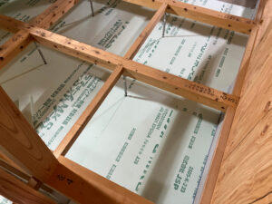 基礎断熱を施工しました