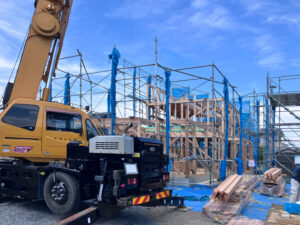 建て方作業を行いました